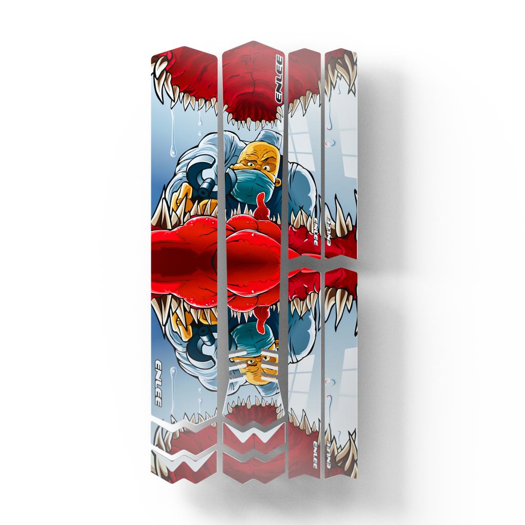 3D Рамка для постера велосипеда Устойчивая к царапинам МТБ Дорожный велосипед HD Защитная пленка Съемная наклейка Противоскользящая защита Крышка рамы