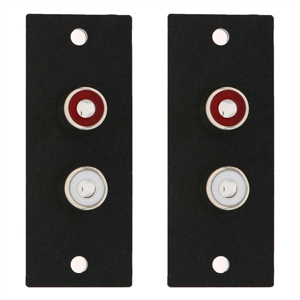 AV Adapter RCA Plate Chassis Socket RCA Jack Connector RCA Terminal Audio RCA Plug Connecting Plug