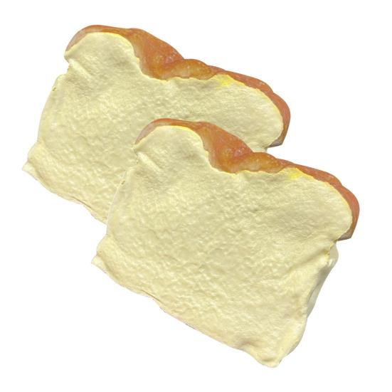 Artificial Fake Bread Squeeze Toy Scented Soft Slow Rising Toy Realistic Bread Shaped Fidget Toy for Anxiety Stress Stress