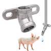 Automatic Water Feeder for Piglets 12 Inch Thread Drinker Set for Livestock Farm Sturdy Easy Install Hydration Solution
