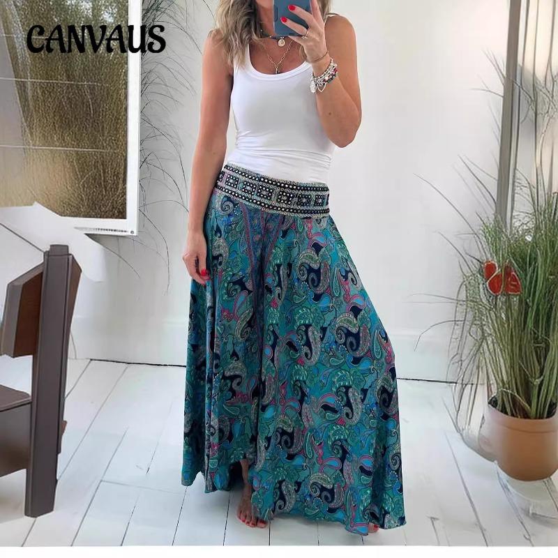 Женские новые летние повседневные брюки с эластичной резинкой на талии