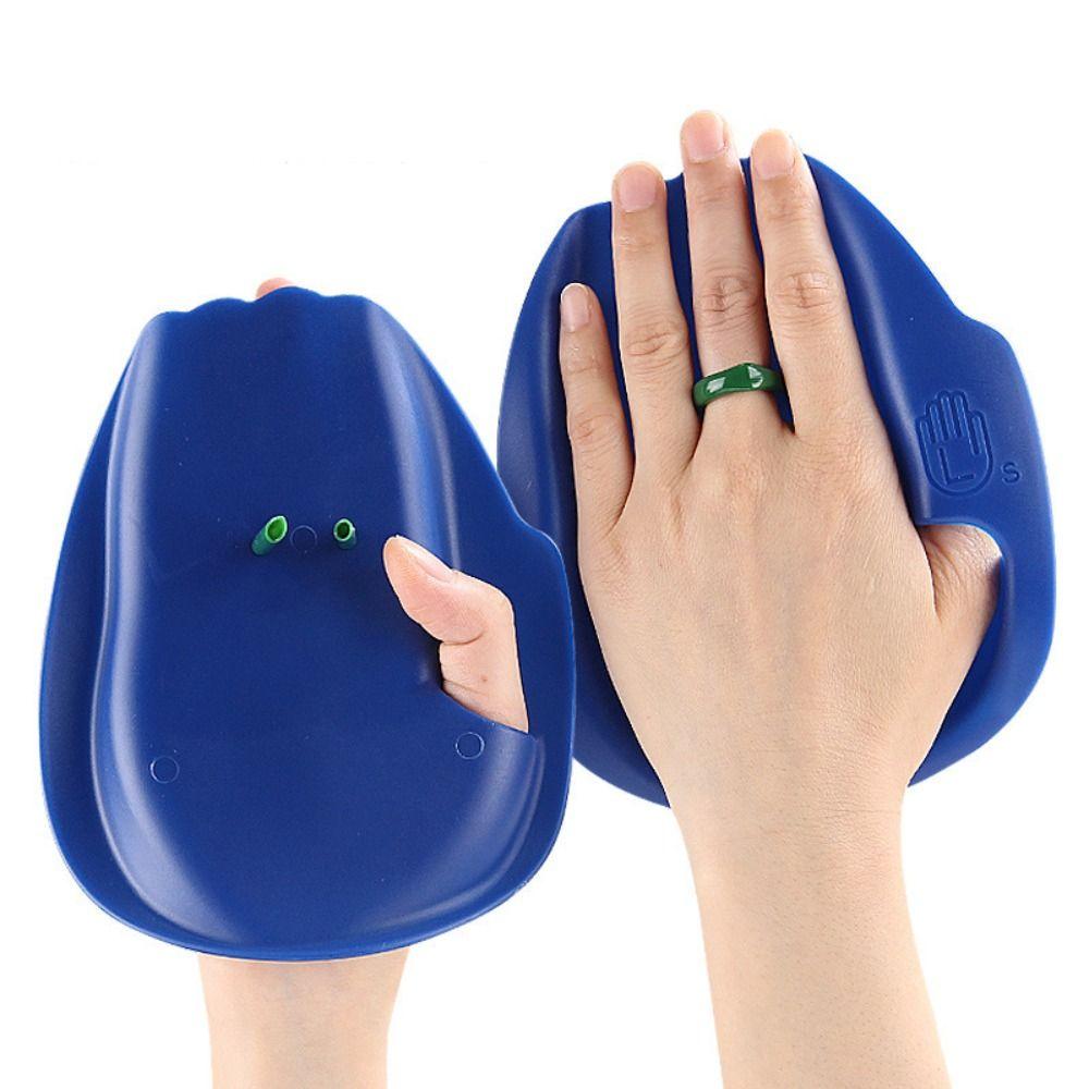 Adjustable Hand Fins PVC Swim Flippers Durable Swim Paddles Fitness Swim