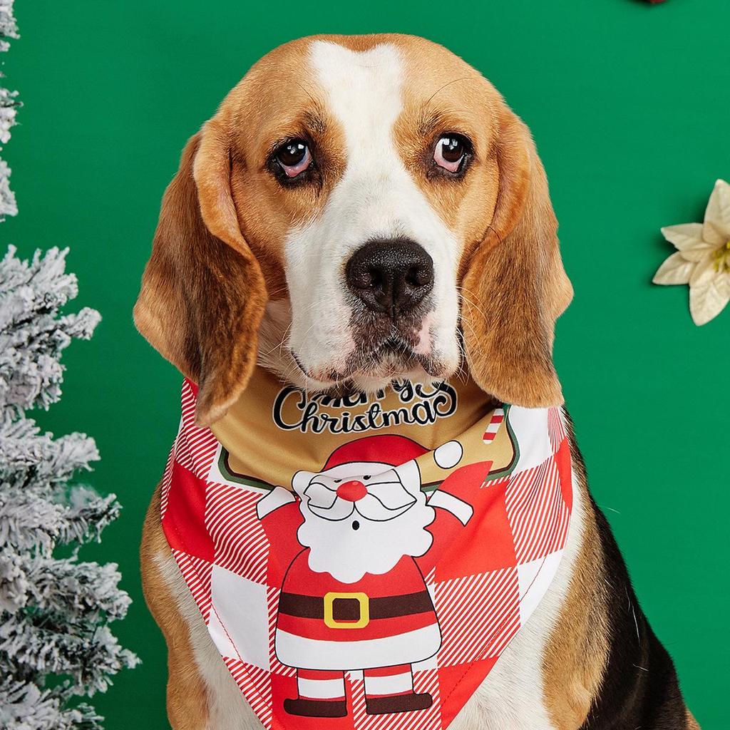 The Hot-Selling Christmas Dog Bandana: Festive Pet Scarf & Bib