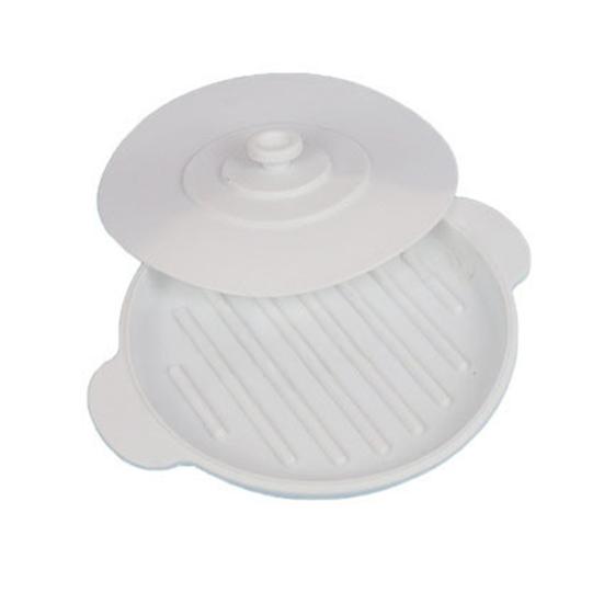 Bun Maker Machine Cake Plate Bun Mold with Transparent Lid Easy Bun Making Tool Ergonomic Design Baking Tray