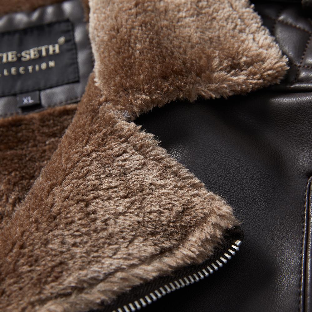 Мужские куртки из искусственной кожи, куртка-бомбер на молнии с флисовой подкладкой, мотобайкерское короткое пальто, стильная осенне-зимняя верхняя одежда из искусственной кожи для гонщиков