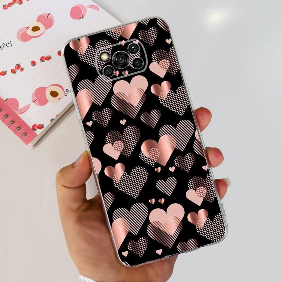 Чехол для Xiaomi Poco X3 Pro Новый Модный Расписной Чехол Прозрачный Силиконовый Мягкий ТПУ Чехол для Телефона Для Xiaomi Poco X3 NFC PocoX3 Pro Корпус