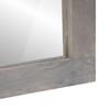 Bathroom Mirror with Grey Frame 70 x 50 x 2.5 cm