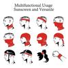 Sun UV Protection Sunscreen Scarf Full Face Face Mask Multifunctional Bike Mask  Unisex