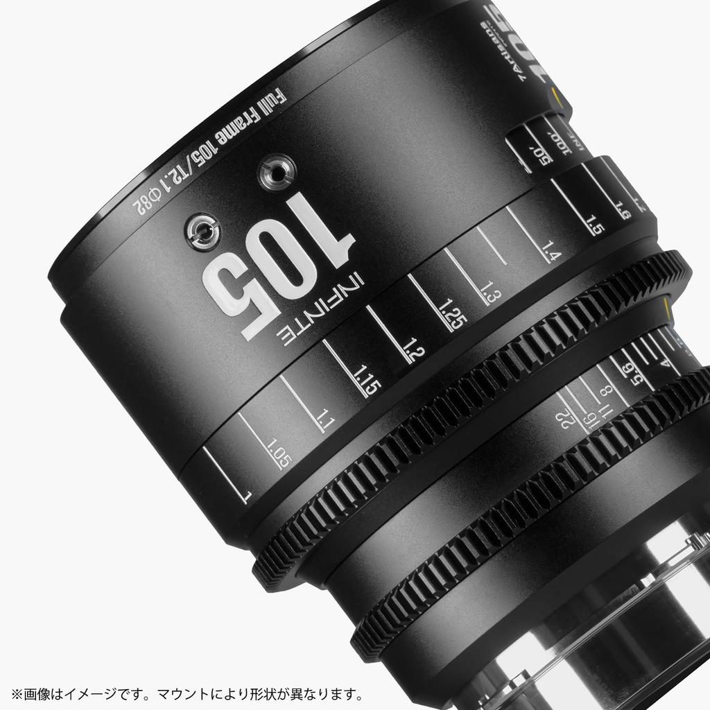 7artisans INFINITE 105mm Кинообъектив Canon EF Одиночный Ручной Средне-Большой для Съемки T2.1 Объектив, Байонет, Полный Кадр, Фокус, Фокус, Телефото, Диафрагма,