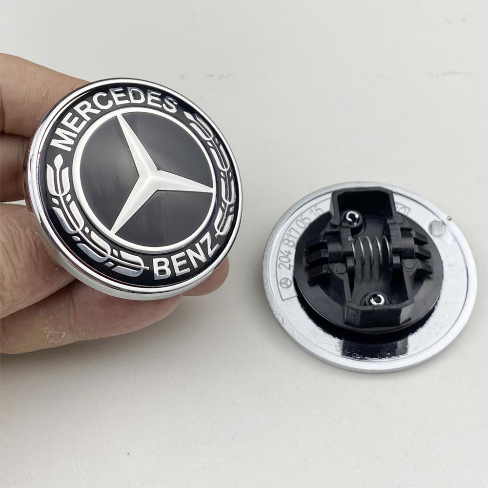 1 шт. 57 мм Значок-эмблема на капот автомобиля для Mercedes Benz W204 W205 W212 W213 W221 W177 W246 GLA GLC CLA Автоаксессуары