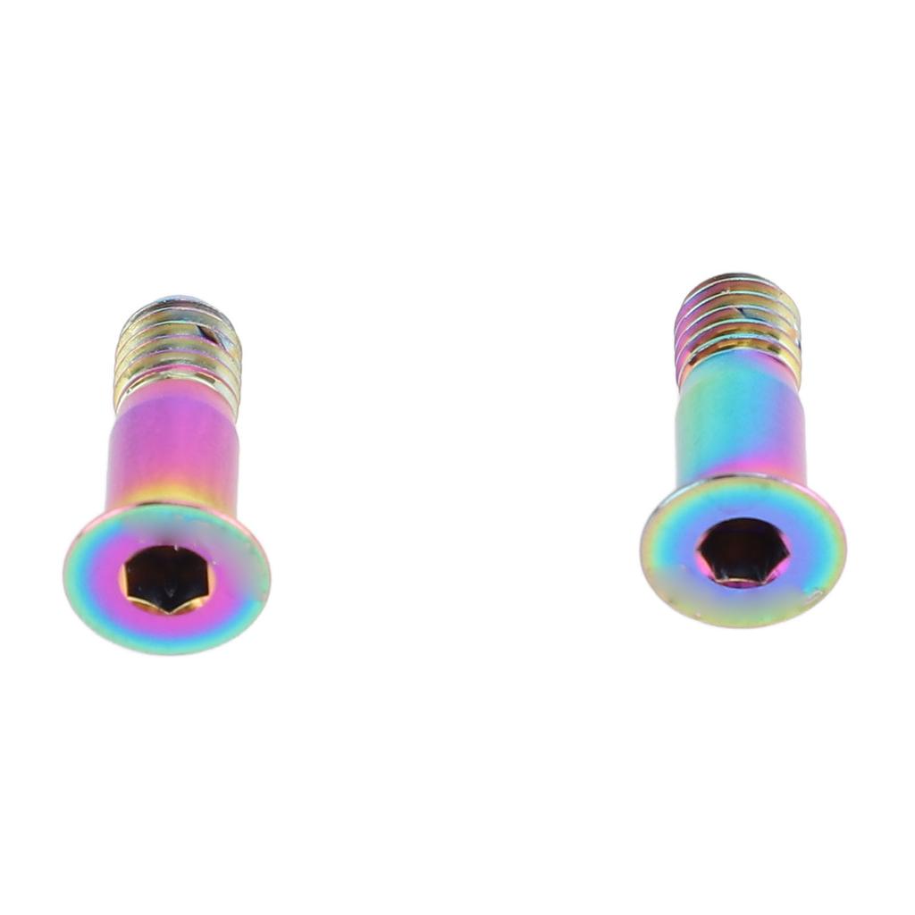 2 шт. велосипедный подшипник шкив винты колеса титановый сплав плоская головка уменьшить пропуск цепи задний переключатель передач руч