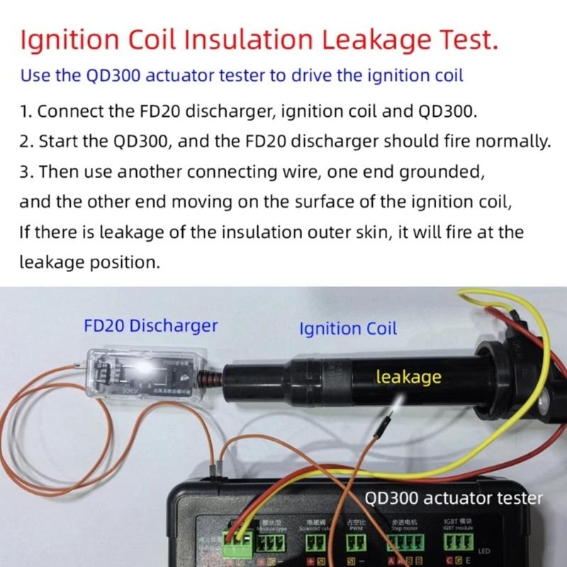 Ручной диагностический тестер с отображением напряжений в реальном времени, подходящий для тестирования высоковольтных батарей при ремонте автомобилей