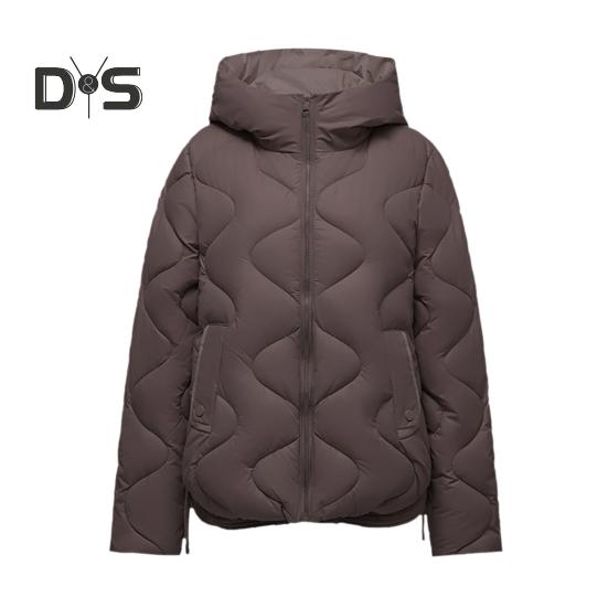 Женское зимнее пуховое пальто с подкладкой, ветрозащитное, с капюшоном, длинными рукавами, свободное, утолщенное, с карманами, однотонное, с защитой шеи, застегивающееся на молнию, уличное хлопковое пальто