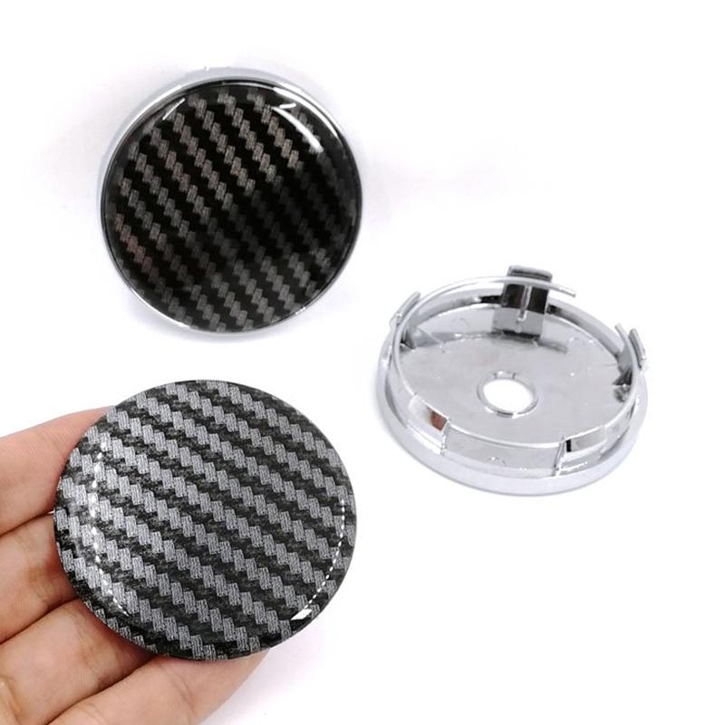 Углеродный черный 57 мм 58 мм автомобильные колпаки ступицы колеса авто обод пыленепроницаемая крышка эмблема