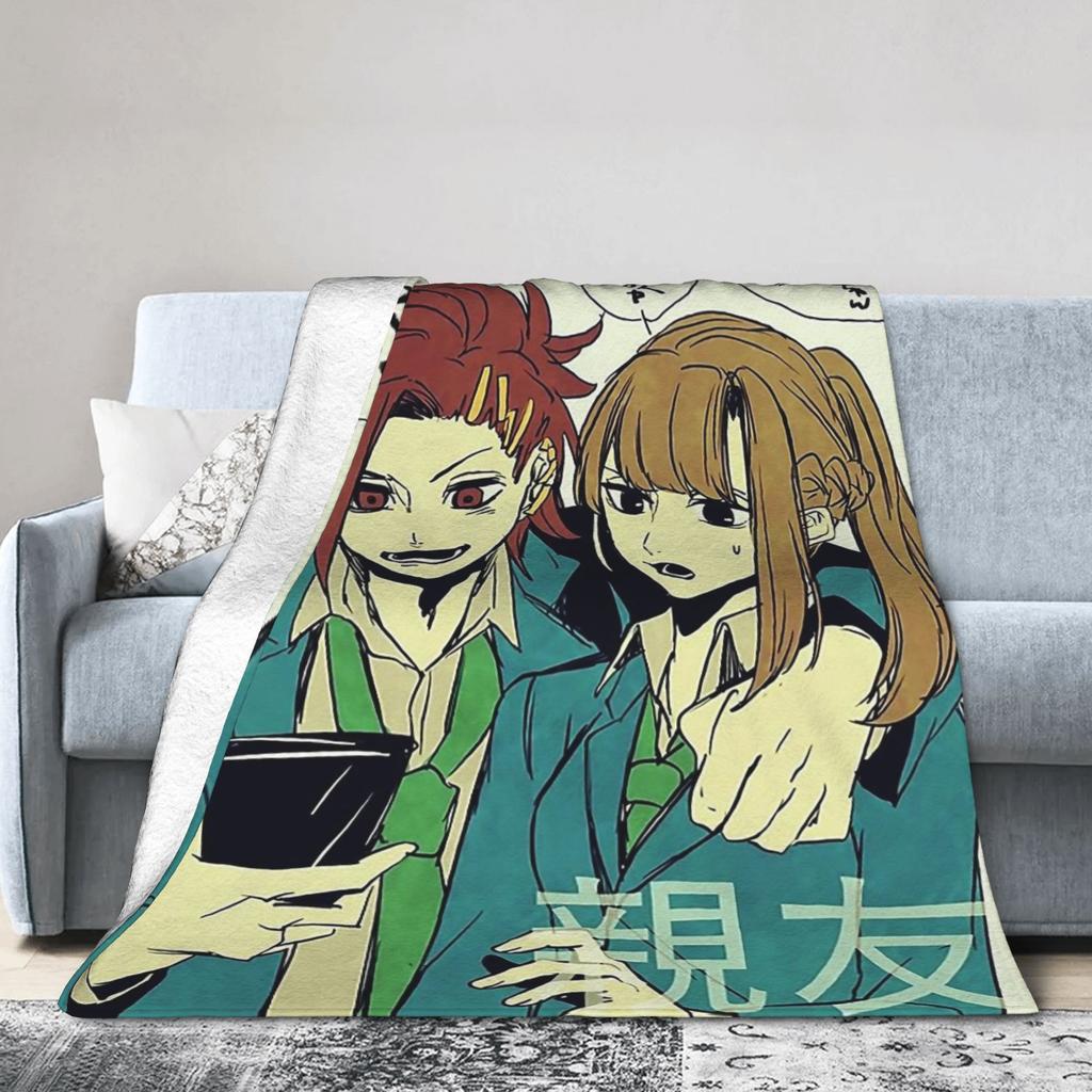 YTTD Аниме Шин Соу Идк Сара Одеяла Твоя очередь умирать Игра Пушистое Смешное Дышащее Плед для Дома Зима