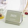 2025 Настольный календарь с откидной крышкой, календарь-спираль, планировщик расписания, список дел, блокнот, органайзер для управления временем, школьные принадлежности для дома и офиса