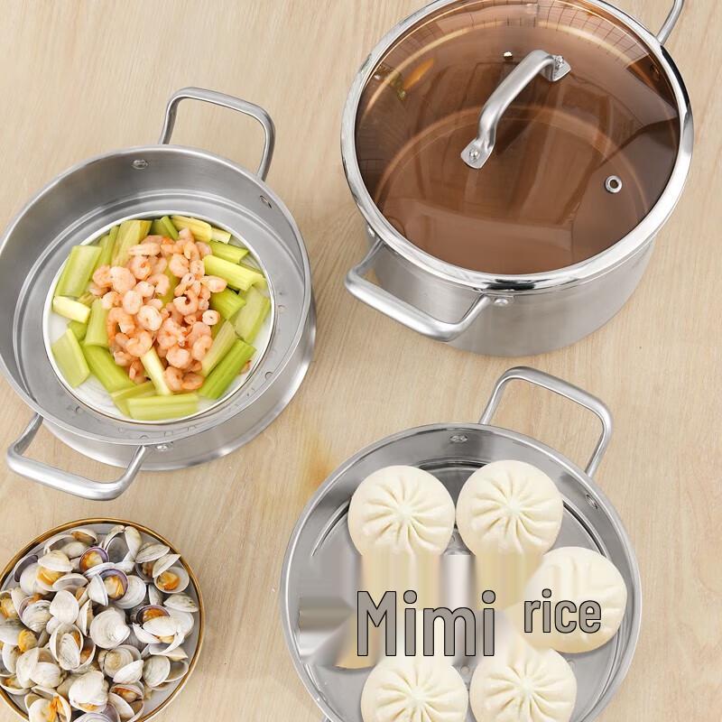 Konbach 3-Tier 304 Stainless Steel Steamer Pot