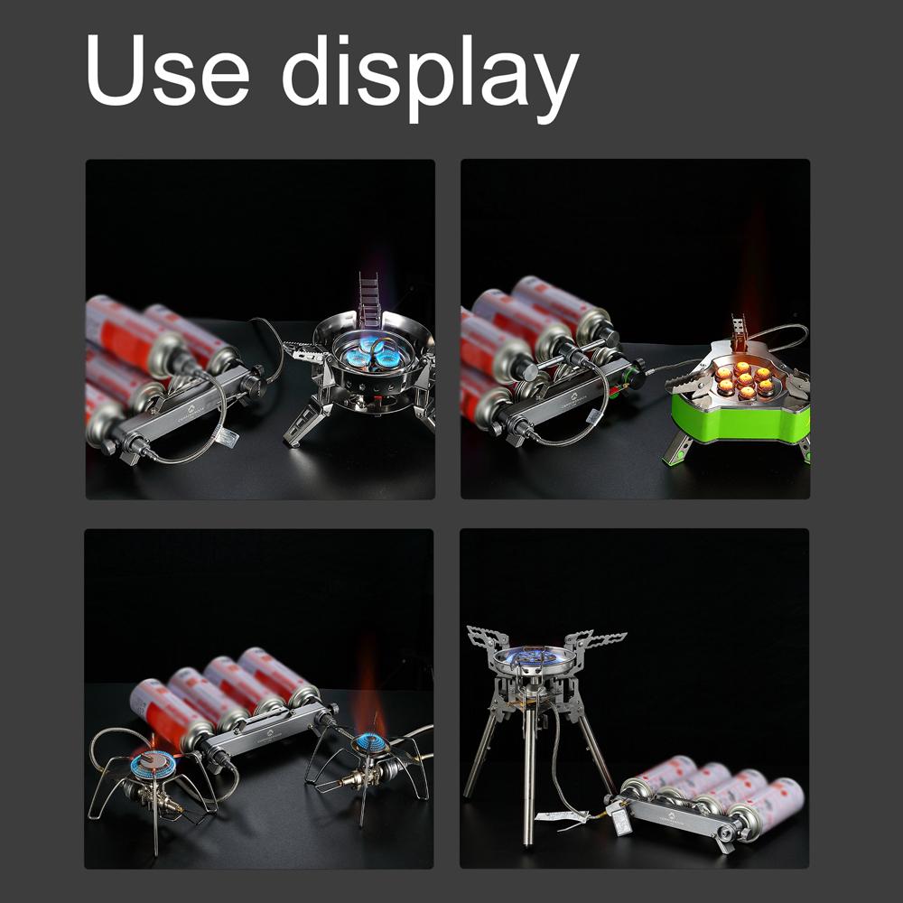 Многофункциональный удлинительный шланг для топливного бака для улицы, четыре на два адаптера для разделенной печи, удобный инструмент для переоборудования бензобака