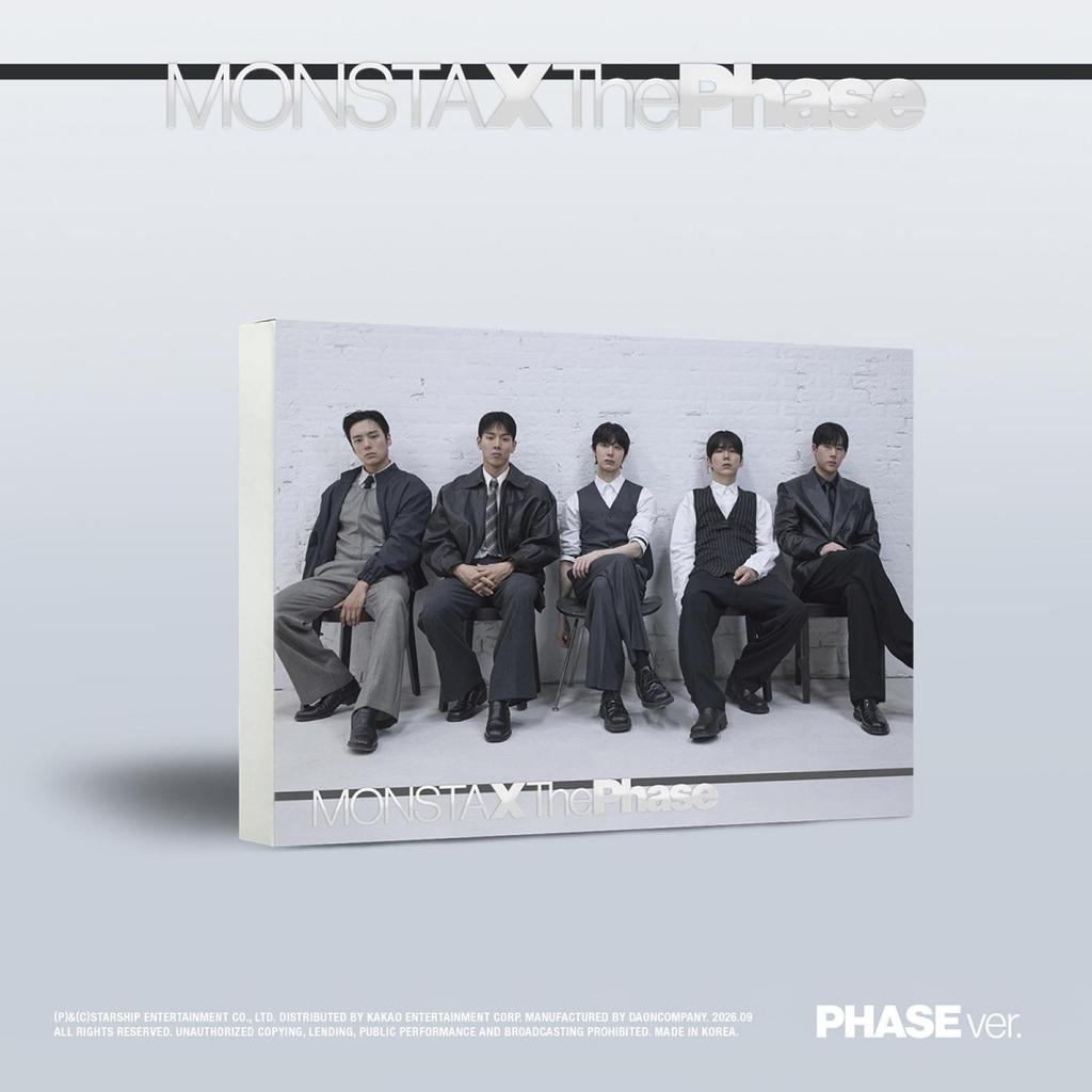 [POB] MONSTA X - EP [The Phase] OFFSET / REFINED / HYPER / PHASE версия.