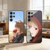 Чехол для телефона с аниме S-Spice and W-Wolf Для Samsung S26,S25,S24,S21,S22,S23,S30,Ultra,S20,FE,Lite,10,9,Черный чехол