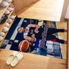 Curry Customize Text Floor Mat Design For Living Rooms Kitchen Dining Room Foyer Antislip Rug Decorate Offices Best For Christmas