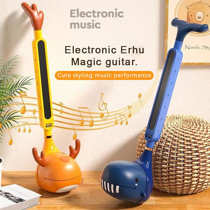 Otamatone японский электронный музыкальный инструмент для детей, синтезатор томатов, электрический головастик, Kawaii Kid Kalimba, игрушка-пианино