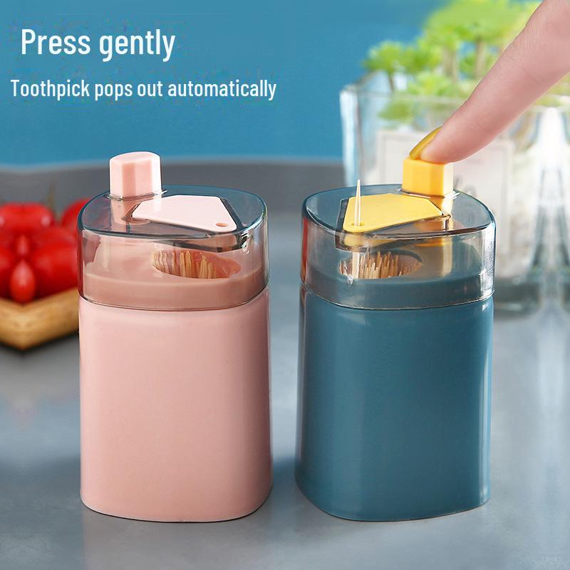 Высококачественный ящик для хранения зубочисток нажимного типа — креативный дизайн с функцией автоматического выдвижения