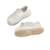 Leather Mesh Breathable Little White Shoes Women's 2025 Summer New Lightweight Thick-soled Heightening Korean Version of Versatile Casual Sports Shoes
