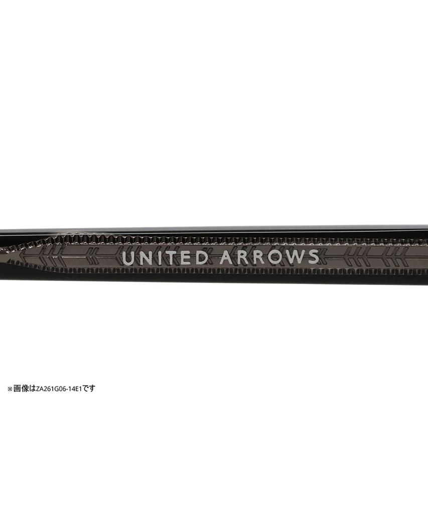 Овальные Солнцезащитные Очки UNITED ARROWS Цветные Толстые УФ [Zoff] [Эксклюзив WEB] (Черный - ZA261G06_14E2) Линзы, Оправа, Стильный, Защита, Унисекс, Мужская,