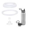 Set of 3/4pcs Water Bottle Silicone Sealing Gasket Replacement for Thermoflask 64oz Insulated Stainless Steel Cup Lid