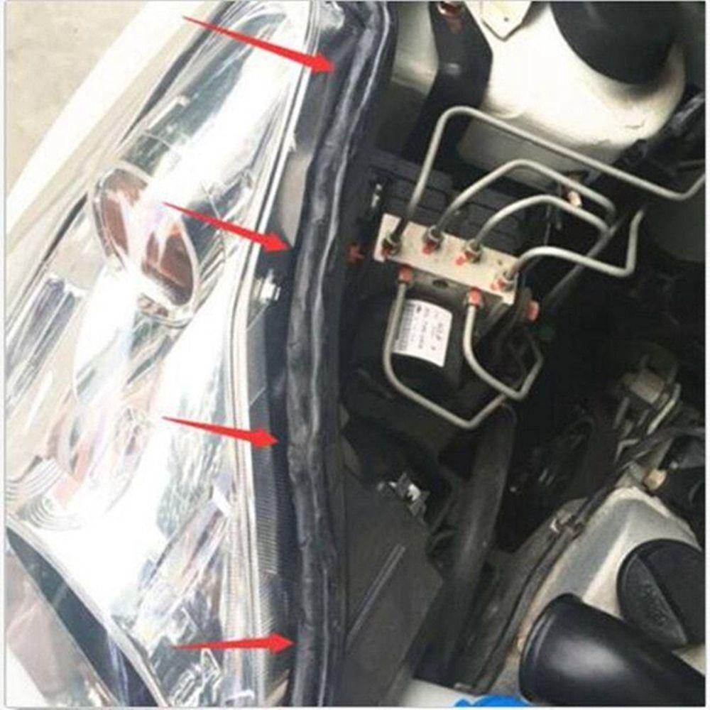 4M Practical Black Retrofit LED Headlight Glue Butyl Rubber Car Reseal Strip Sealant Glue