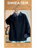 Boy's Plus Velvet Fake Two-Piece Lapel Hoodie for Fall/Winter - Junior High and Big Kids POLO Top