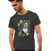 Funny St Patricks Day Dog Shirt Design Women Unisex Clothing Lucky Irish Day Shirt St Patricks Day Shamrock Leaves Casual Tops