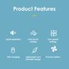 Spray Fan Cartoon Snail Design Silent Motor Mini Handheld Tabletop Fan with Water Mist Cooling USB Rechargeable Handheld Fan