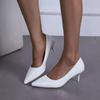 Мода 2024 года, модная женская обувь, женские туфли-лодочки One Kick, осенние туфли с острым носком, однотонные, сексуальные, на шпильках или тонких каблуках, обувь больших размеров