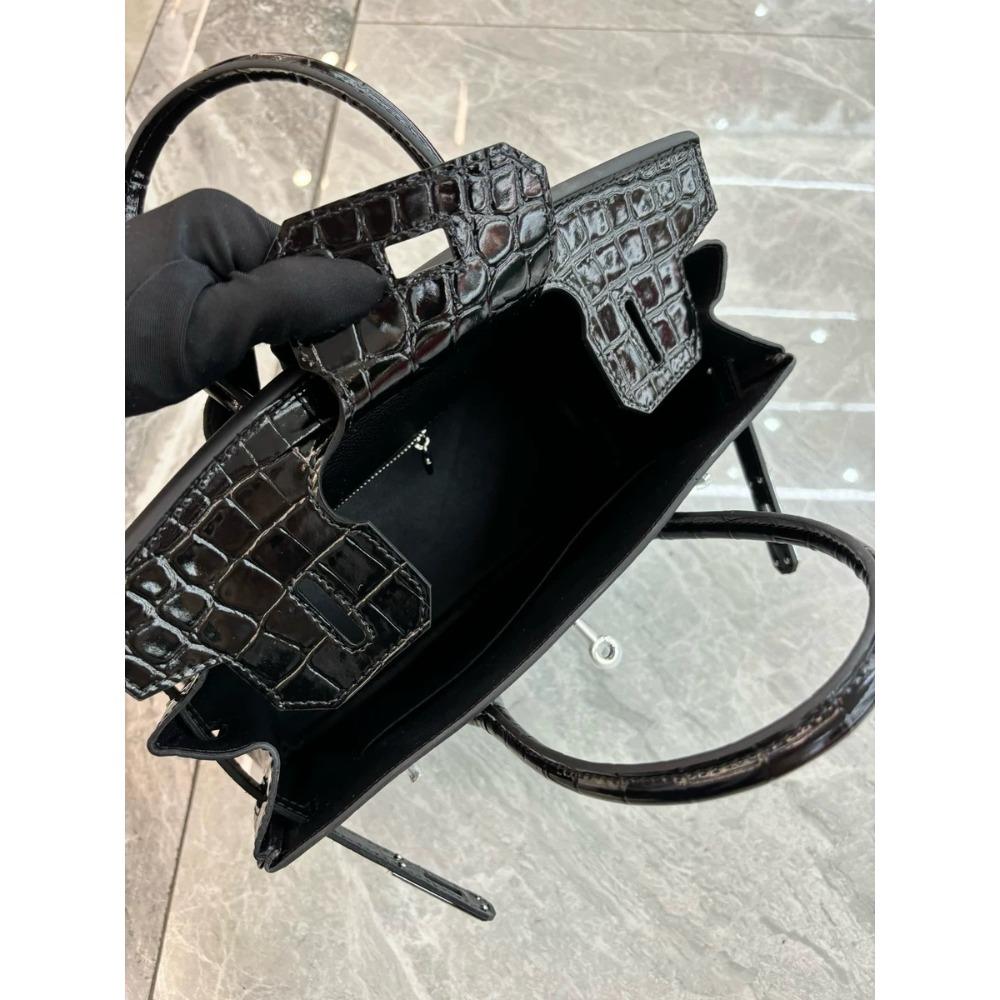 Сумка с принтом под крокодила новая модная и универсальная ручная сумка через плечо кожаная женская сумка