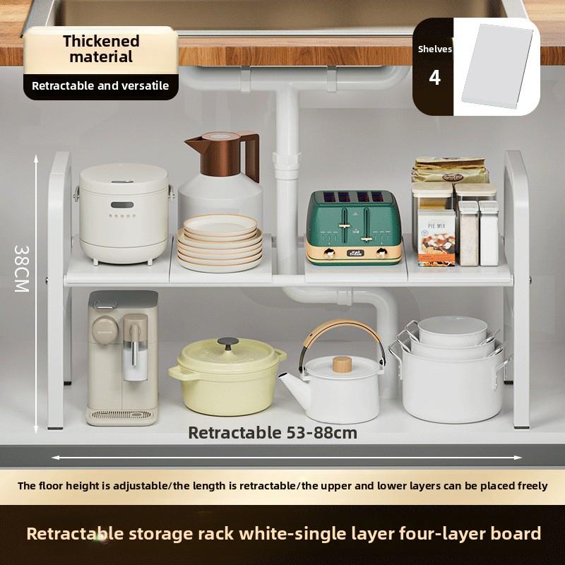 Новая полка для раковины, столешница, многоуровневый шкаф, регулируемая высота, многоцелевое хранение, кухонное хранение, оптовая продажа