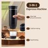 Wireless Electric Portable Espresso Coffee Machine 3-in-1 Capsule Powder Travel Automatic Coffee Maker for Car & Home Camping