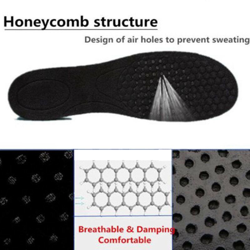 3-9 Cm Height Increase Insole Cushion Height Adjustable Cut Shoe Heel Insert Taller Women Men Insole