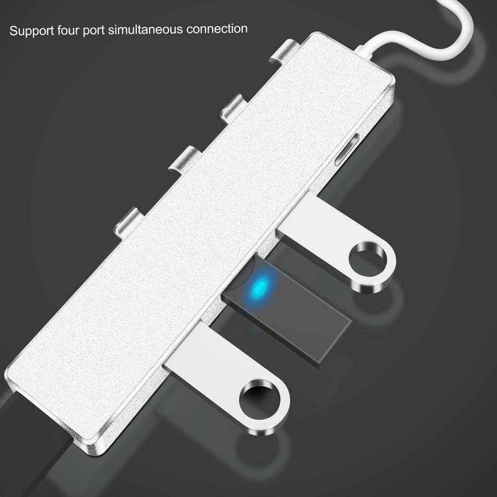 USB Hub High Speed 1xUSB3.0 Port 3xUSB2.0 Ports 1xUSB C Power Port USB3.0 4 Ports Hub USB Hub Multiport Adapter