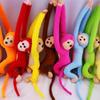 Красочные Плюшевые Обезьяны с Длинными Руками Мягкие Игрушки Детские Животные Плюшевые Игрушки Креативные Куклы для Штор Подвесные Обезьяны Декоративный Подарок
