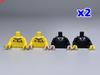Набор MOC Bricks Серия Костюмы Шеф-повар Жених Туловище Ткань 4 см Часть Тела Фигурки Образовательные Строительные Блоки Собранные Игрушки Пластиковая Кукла