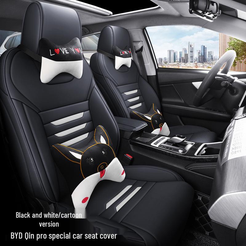LS Custom Чехол на сиденье автомобиля с полной защитой для BYD Qin Pro - Спортивный дизайн для любого сезона