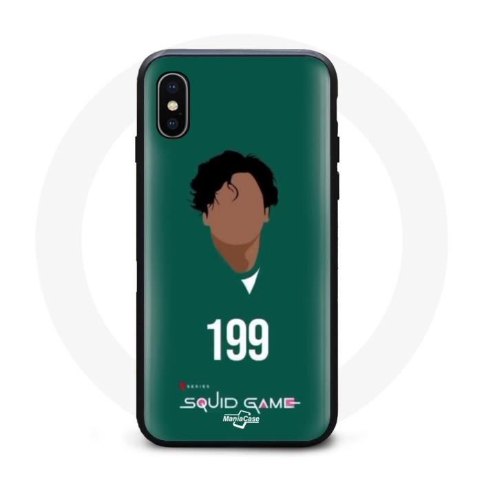 Coque - Squid Game - Iphone XS Max - Souple - Design inspiré - Vert