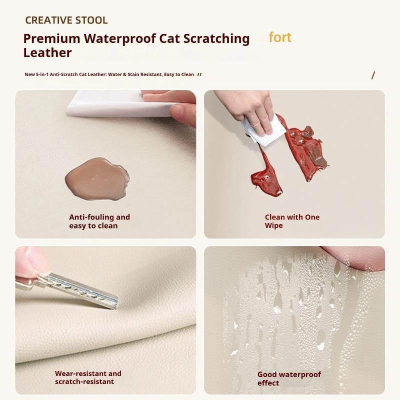 Туалетный столик для спальни, Премиальное качество, Стул-пианино и для смены обуви, Домашнее кожаное кресло-диван, Безопасно для кожи, Дышащий