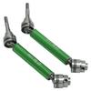 1 Pair RC Front Drive Shaft Steel Aluminum Alloy Rustproof 110 Front Transmission Shaft for