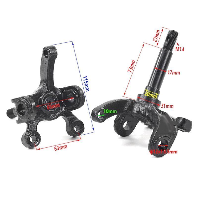Authentic 1Pair Front Brake Rocker Lever Motorcycle ATV Beach Car Kart Brake Lever