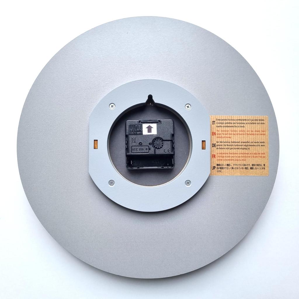 Настенные часы CalleaDesign SMILE из беленого дуба