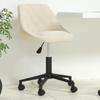 Office Chair Swivel Cream Velvet