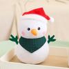 Anime Christmas Snowman Pendant Fluffy Xmas Ornament Snowman Plush Toy  Christmas Gift